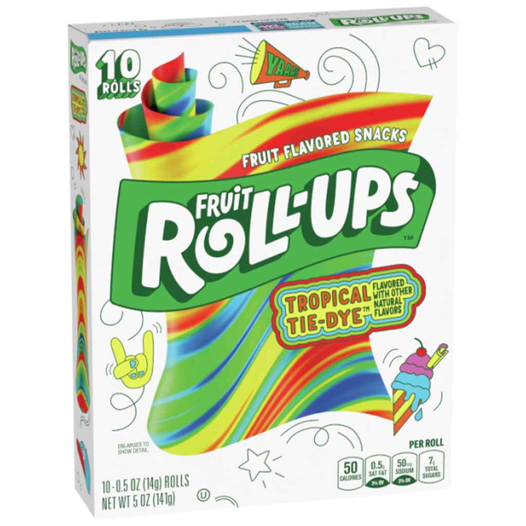 Betty Crocker Fruit Roll-ups Tropical Tie-Die