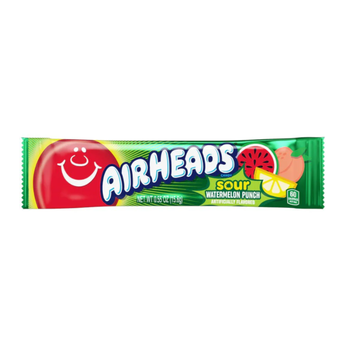 Airheads Sour Watermelon Bar 0.55oz (15.6g)