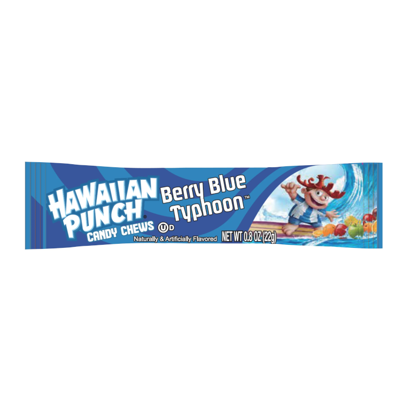 Hawaiian  Candy Chew Bar Berry Blue Typhoon (22g)