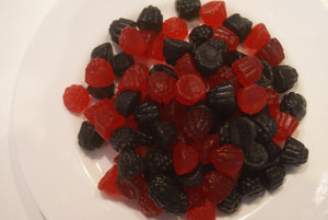 Blackberry and raspberry gums (100g)